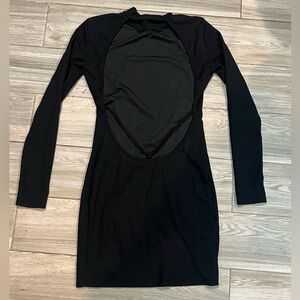 Sexy Backless Turtleneck Adika Dress